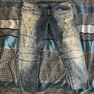 Embellish Tapered Jeans